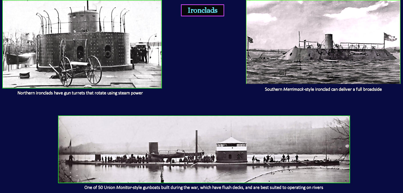 Ironclads, Civil War